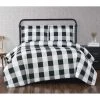 Buy ???? Truly Soft Everyday Black Buffalo Plaid 3 Pc. Comforter Set ????