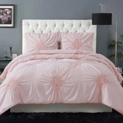 Best deal ???? Christian Siriano Georgia Rouched 3 Pc. Comforter Set ✨