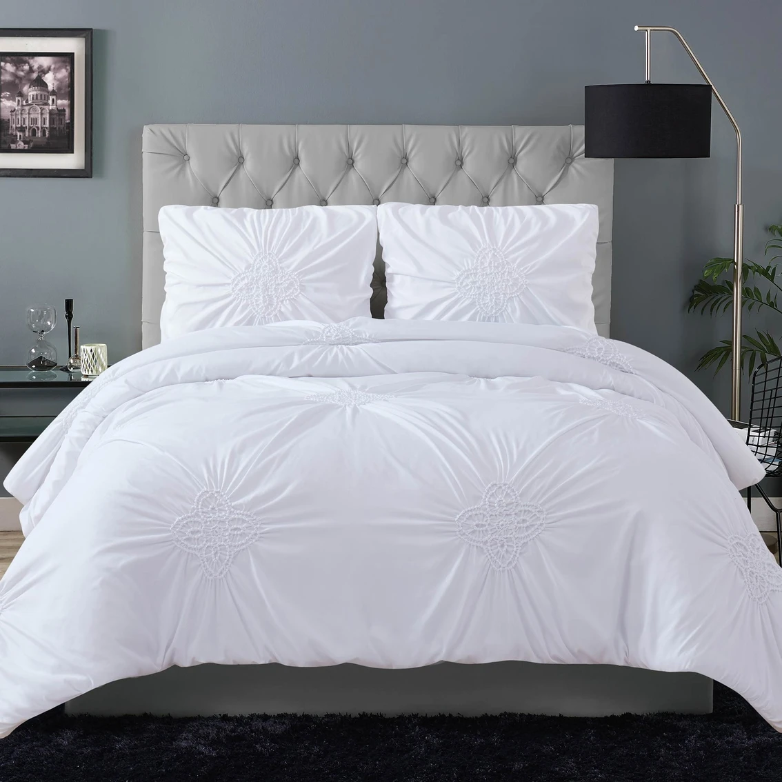 Best deal ???? Christian Siriano Georgia Rouched 3 Pc. Comforter Set ✨ 3 Best deal ???? Christian Siriano Georgia Rouched 3 Pc. Comforter Set ✨ - Image 3