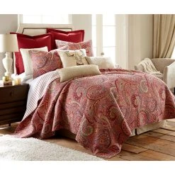 Outlet ???? Levtex Home Spruce Red Quilt Set ????