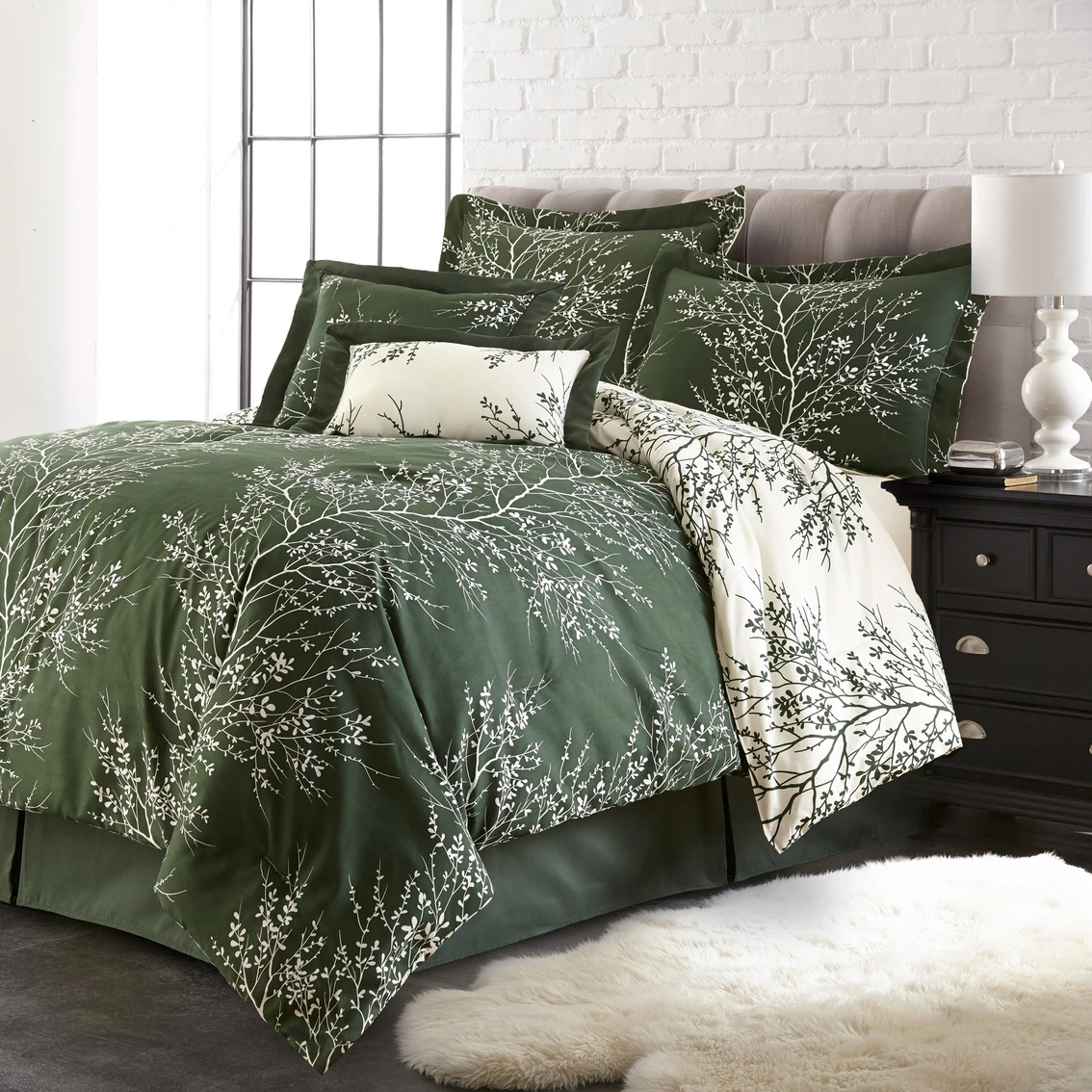 Cheap ???? National Brand Spirit Linen Home Foliage 6 Pc. Comforter Set ???? 7 Cheap ???? National Brand Spirit Linen Home Foliage 6 Pc. Comforter Set ???? - Image 7