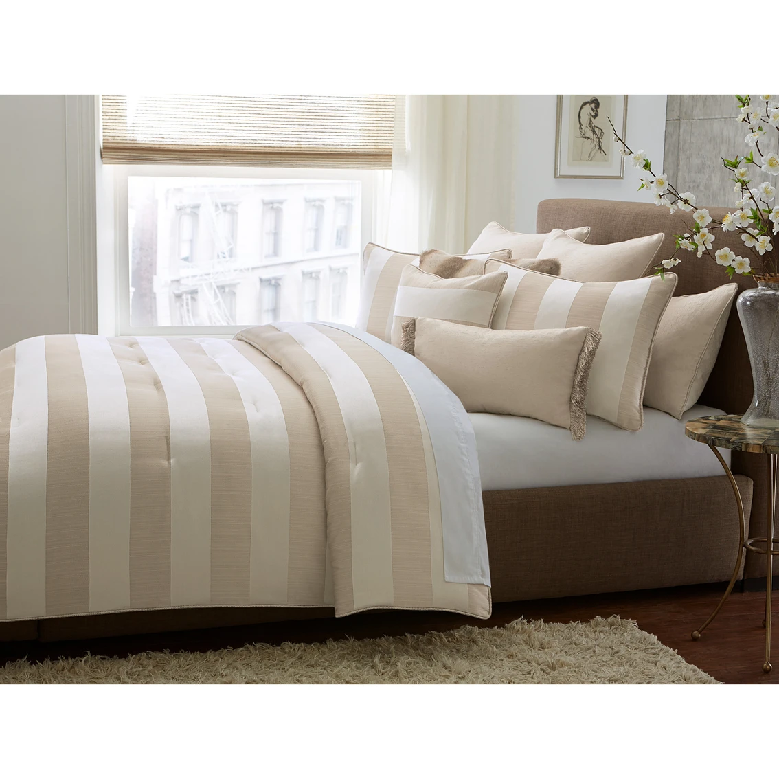 Best Sale ⌛ Michael Amini Amalfi Comforter Set, Sand ???? 1 Best Sale ⌛ Michael Amini Amalfi Comforter Set, Sand ????