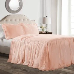 Flash Sale ???? Lush Decor Ruffle ???? Skirt Bedspread 3 Pc. Set ???? -J. Queen New York shop unnamed file 115