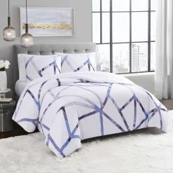 Cheapest ???? Vince Camuto Obelis Metallic 3 Pc. Comforter Set ????