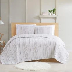 Flash Sale ✔️ Cottage Classics Warm Hearth Stripe 3 Pc. Quilt Set ????