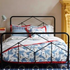Promo ✨ Novogratz By Utica Family Of Cranes Blue Quilt Set ????