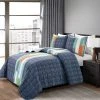 Outlet ???? Lush Decor Shelly Stripe 3 Pc. Quilt Set ????