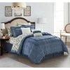 Outlet ???? Grand Avenue Francis 10 Pc. Blue Comforter Set ????