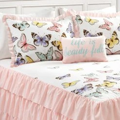 Best Pirce ✨ Lush Decor Flutter Butterfly Bedspread Set ✔️ -J. Queen New York shop unnamed file 1283