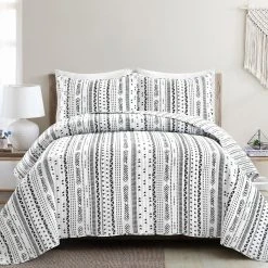 Cheap ???? Lush Decor Hygge Stripe Quilt 3 Pc. Set ????