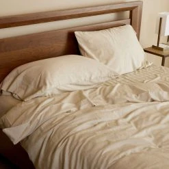 Discount ✨ BedVoyage Melange Duvet Cover Bed Set, Sand ✔️ -J. Queen New York shop unnamed file 1329