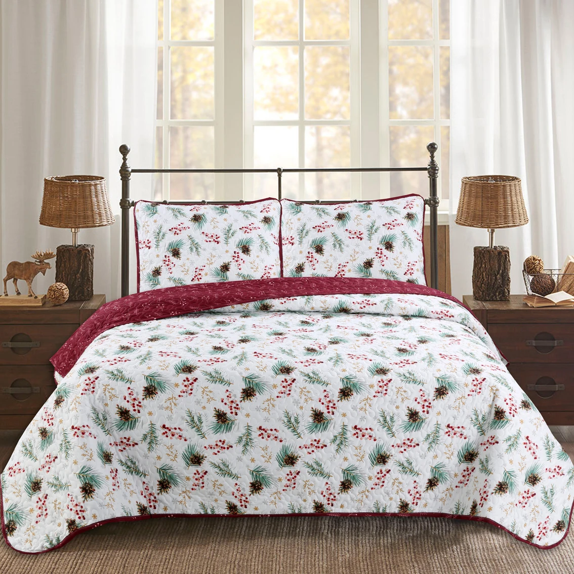 Cheapest ???? Harper Lane Pinecone Quilt Set ???? 1 Cheapest ???? Harper Lane Pinecone Quilt Set ????