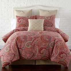 Discount ⌛ Levtex Home Spruce Red Duvet Cover Set ❤️
