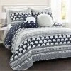 Wholesale ???? Lush Decor Elephant Stripe 5 Pc. Quilt Set ❤️