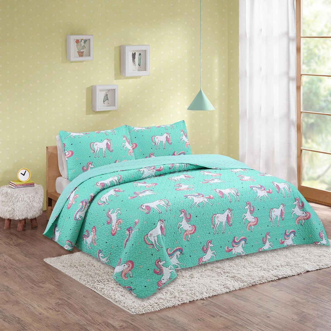 Discount ???? Harper Lane Unicorn Quilt 2 Pc. Set ???? 1 Discount ???? Harper Lane Unicorn Quilt 2 Pc. Set ????