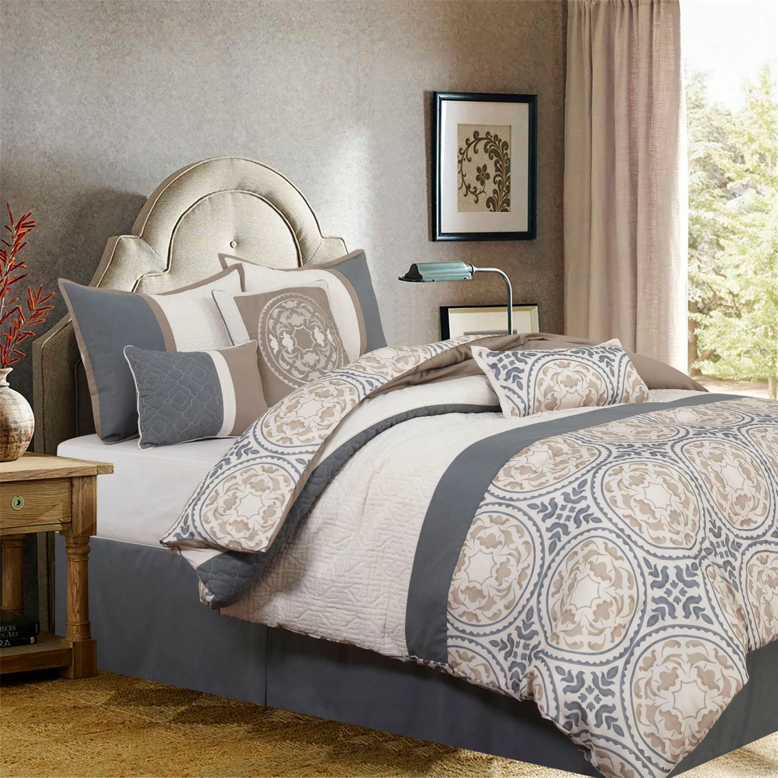 Flash Sale ???? Nanshing America Inc Nanshing America Camila 7 Pc. Comforter Set ???? 1 Flash Sale ???? Nanshing America Inc Nanshing America Camila 7 Pc. Comforter Set ????