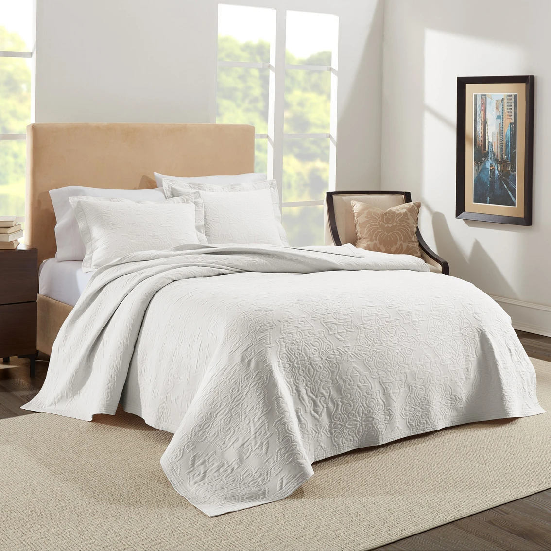 Wholesale ???? Realeza Raphaela European Matelasse Coverlet Set ???? 2 Wholesale ???? Realeza Raphaela European Matelasse Coverlet Set ???? - Image 2