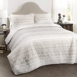 Cheapest ???? Lush Decor Hygge Geo 3 Pc. Quilt Set ????