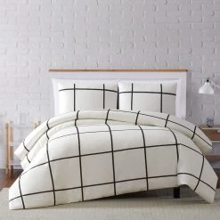 Outlet ⌛ Truly Soft Kurt Windowpane Duvet Cover Set ????