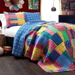 Best Pirce ⌛ Lush Decor Misha 3 Pc. Quilt Set ⭐