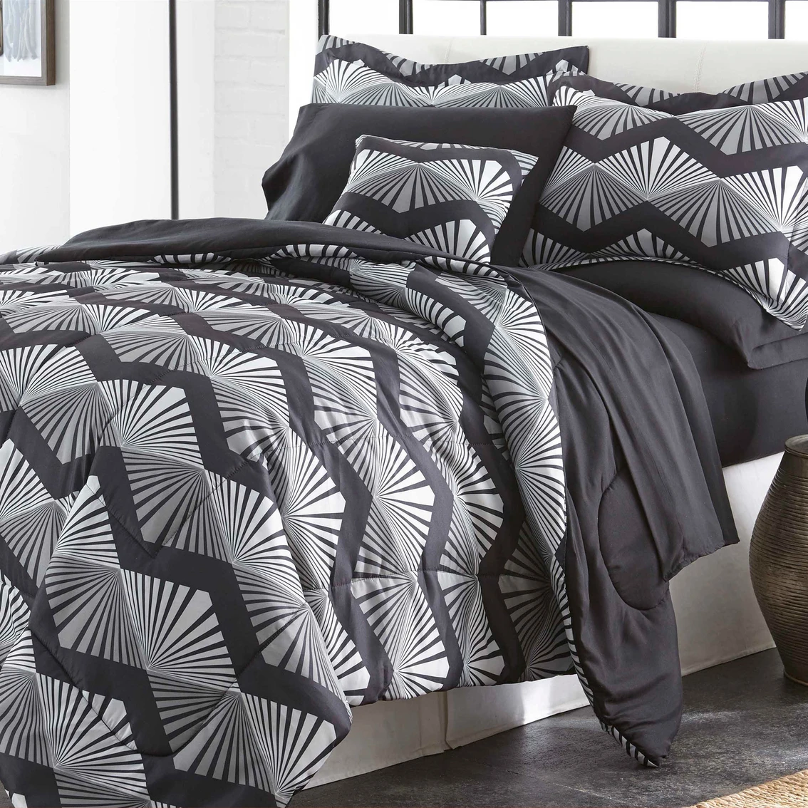 Cheap ✔️ Simply Perfect Contempo 8 Pc. Bed In A Bag ???? 1 Cheap ✔️ Simply Perfect Contempo 8 Pc. Bed In A Bag ????