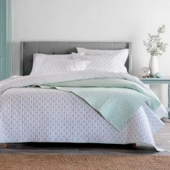 Coupon ✨ Martha Stewart Collection Naomi Block Quilt Set ????
