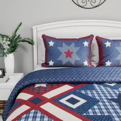 Brand new ???? Lavish Home Homestead Patriotic Americana 3 Pc. Quilt Set ???? -J. Queen New York shop unnamed file 1507