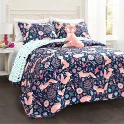 Flash Sale ???? Lush Decor Pixie Fox 4 Pc. Quilt Set ????