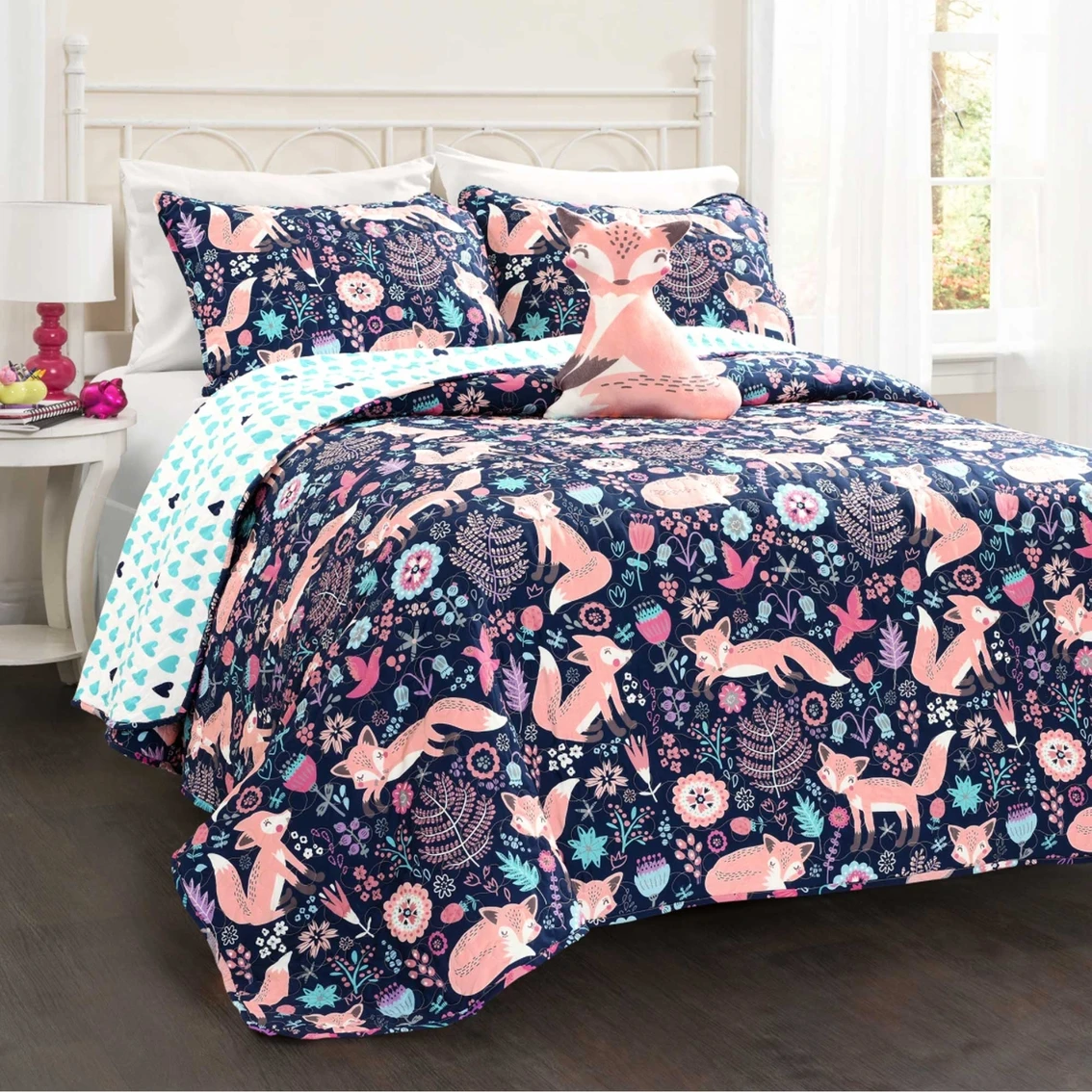 Flash Sale ???? Lush Decor Pixie Fox 4 Pc. Quilt Set ???? 1 Flash Sale ???? Lush Decor Pixie Fox 4 Pc. Quilt Set ????