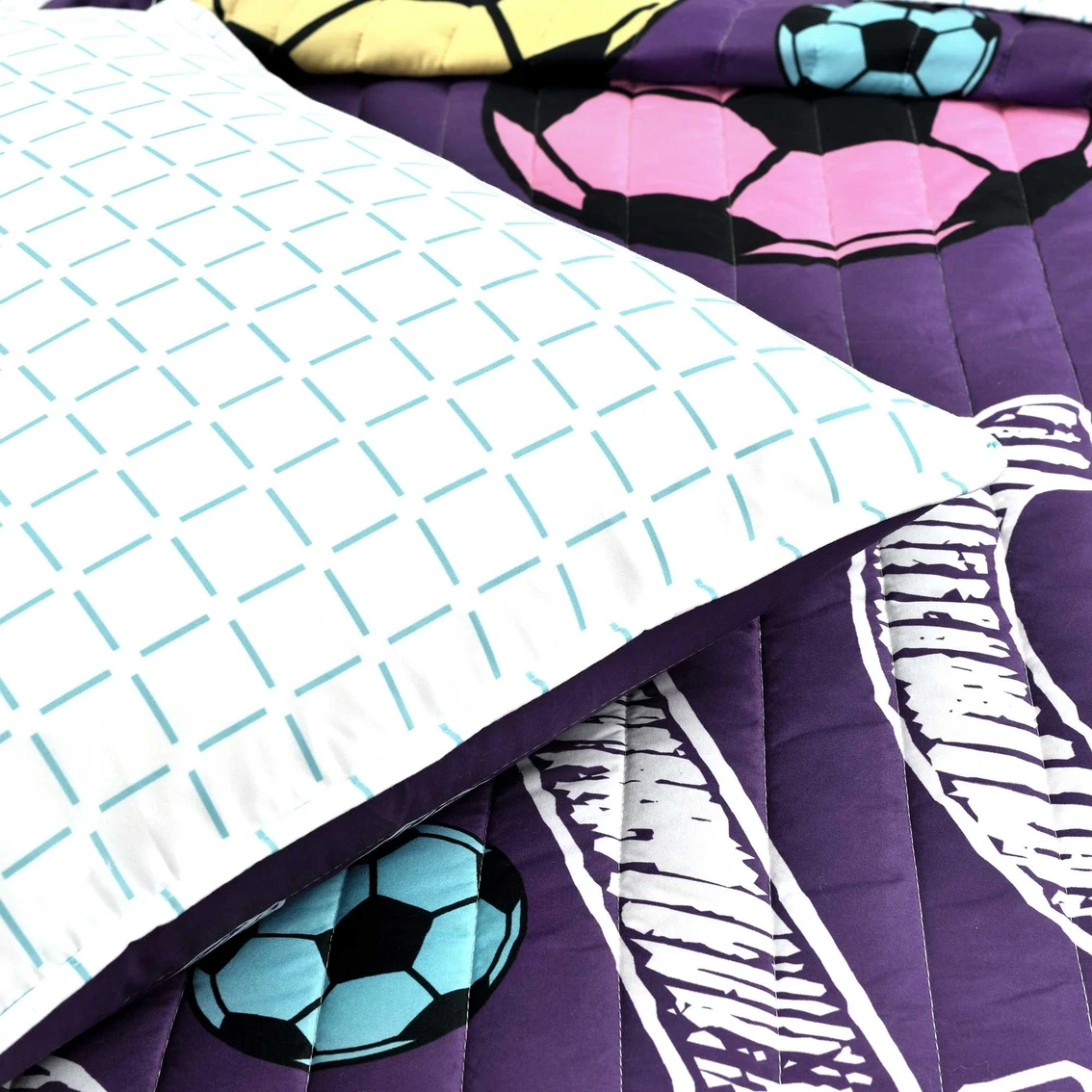 Coupon ⭐ Lush Decor ???? Girls Soccer Kick Quilt Set ⌛ 5 Coupon ⭐ Lush Decor ???? Girls Soccer Kick Quilt Set ⌛ - Image 5