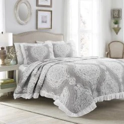 Budget ???? Lush Decor Lucianna Ruffle Edge Cotton 3 Pc. Bedspread Set ???? -J. Queen New York shop unnamed file 1593