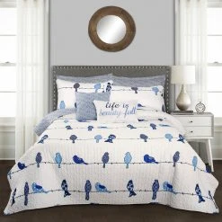 Brand new ???? Lush Decor Rowley Birds 7 Pc. Quilt Set ⭐