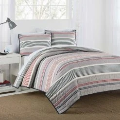 Best reviews of ???? IZOD Austin Stripe Quilt Set ????