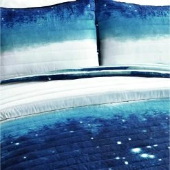 Best Pirce ⭐ Lush Decor Make-A-Wish Space Star Ombre Quilt 3 Pc. Set ✔️ -J. Queen New York shop unnamed file 1678