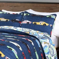 Wholesale ???? Lush Decor Race Cars Quilt Navy 3 Pc, Set ⌛ -J. Queen New York shop unnamed file 1684