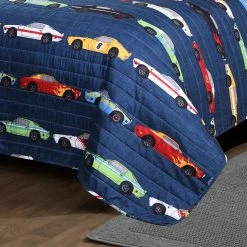 Wholesale ???? Lush Decor Race Cars Quilt Navy 3 Pc, Set ⌛ -J. Queen New York shop unnamed file 1687