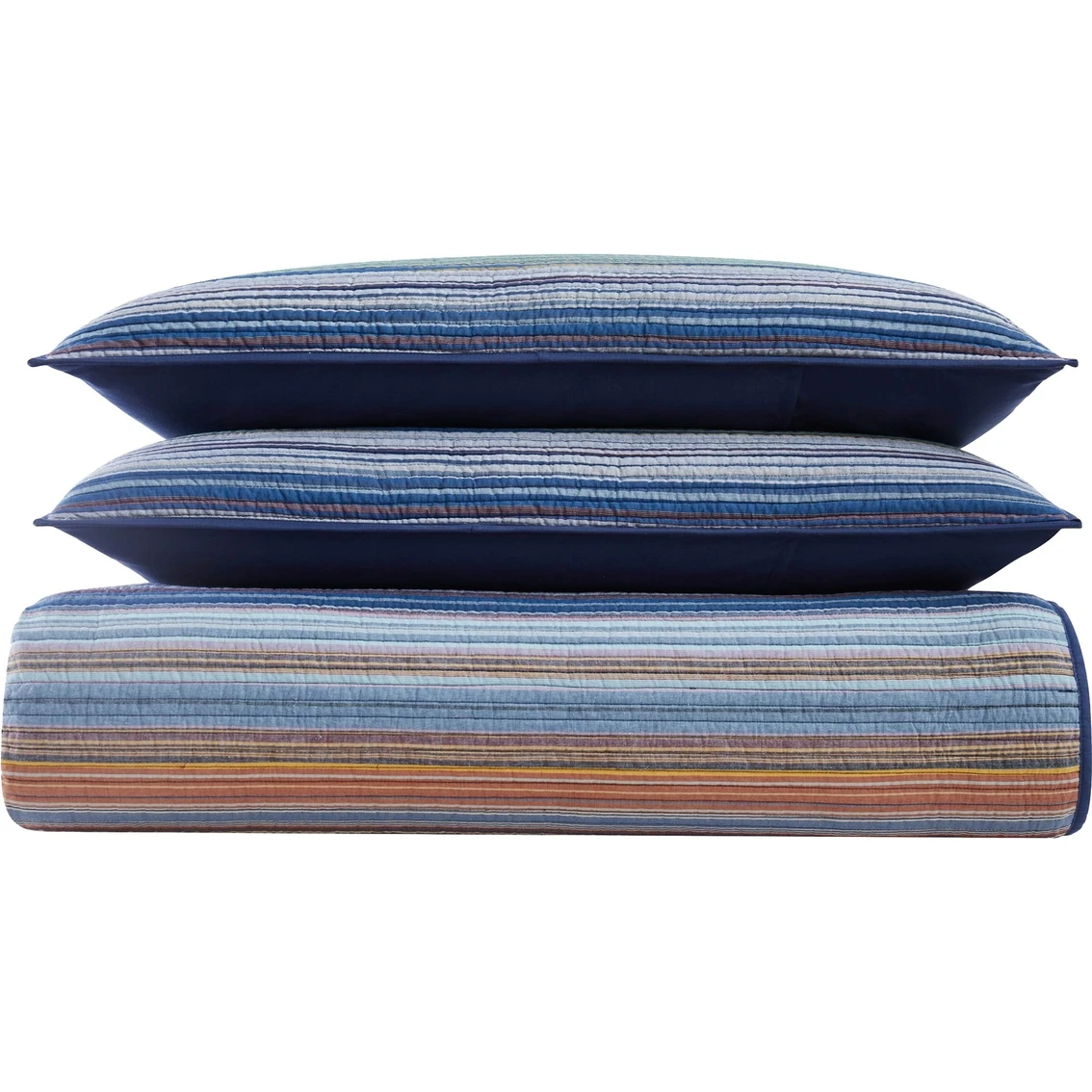 Hot Sale ⌛ Brooklyn Loom Met Stripe Yarn Dye Quilt Set ⭐ 2 Hot Sale ⌛ Brooklyn Loom Met Stripe Yarn Dye Quilt Set ⭐ - Image 2