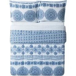 Top 10 ???? Style 212 Blue Medallion Comforter Set ???? -J. Queen New York shop unnamed file 1727