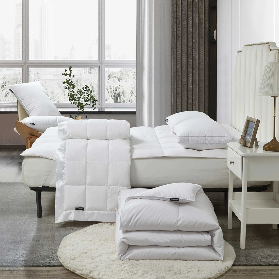 Top 10 ???? BeautyRest Tencel/Cotton Blend Breathable RDS Down Comforter ???? 2 Top 10 ???? BeautyRest Tencel/Cotton Blend Breathable RDS Down Comforter ???? - Image 2