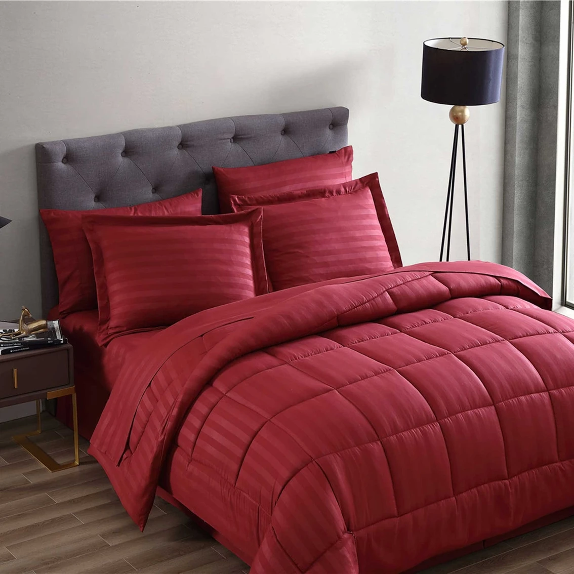 Discount ???? The Nesting Company Maple Dobby Stripe Bed In A Bag Comforter 8 Pc. Set ⌛ 2 Discount ???? The Nesting Company Maple Dobby Stripe Bed In A Bag Comforter 8 Pc. Set ⌛ - Image 2