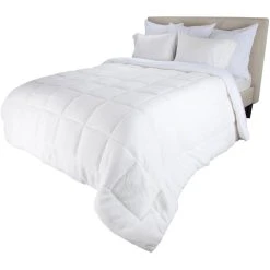 Buy ???? Lavish Home Bluestone Oversized Reversible Down Alt Comforter With Sherpa ❤️