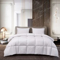Best deal ???? Kathy Ireland Home Essentials White Goose Feather And Down Comforter ????