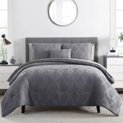 Hot Sale ???? English Laundry Harley Waffle Jacquard Comforter Set ????