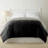 Best Pirce ???? Simply Perfect Down Alternate Reversible Comforter, Black ????