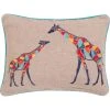 Discount ???? Levtex Home Mackenzie Giraffes Burlap Pillow ✔️