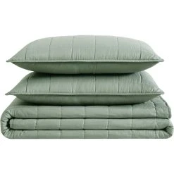 Best Pirce ???? London Fog Garment Wash Solid Color 3 Pc. Quilt Set ✔️ -J. Queen New York shop unnamed file 237