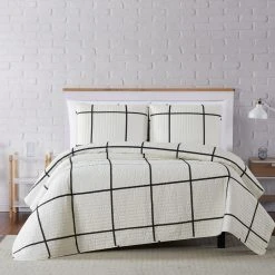 Budget ???? Truly Soft Kurt Windowpane Quilt Set ✔️