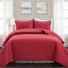 Cheapest ???? Lush Decor Ava Diamond Oversized Cotton 3 Pc. Quilt Set ????