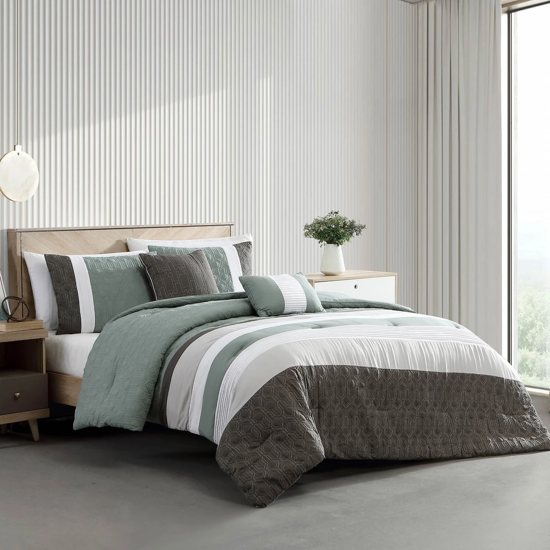 Hot Sale ???? English Laundry Devon 5 Pc. Comforter Set ⭐ 2 Hot Sale ???? English Laundry Devon 5 Pc. Comforter Set ⭐ - Image 2