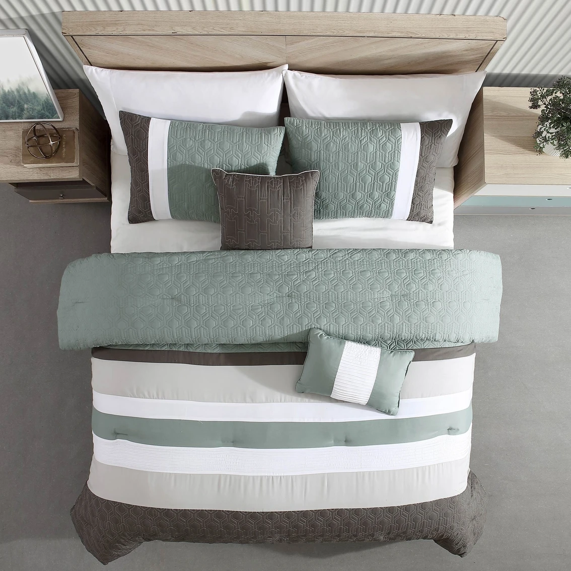Hot Sale ???? English Laundry Devon 5 Pc. Comforter Set ⭐ 3 Hot Sale ???? English Laundry Devon 5 Pc. Comforter Set ⭐ - Image 3